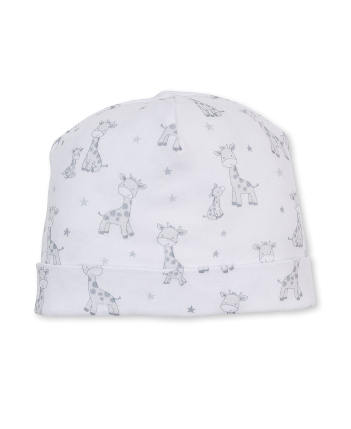 Kissy Kissy  Hat in Silver Just Giraffes