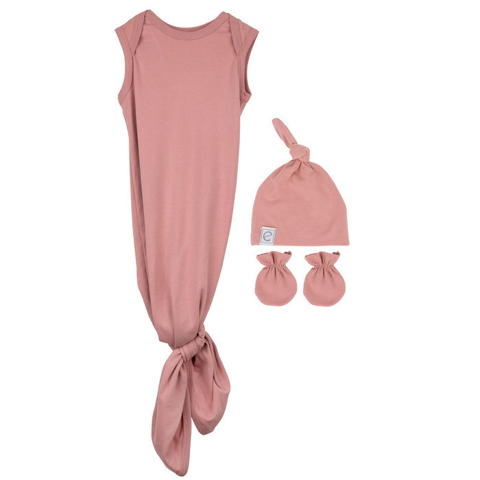 Knot Wearable Blanket, Knot Hat & Mitten Set