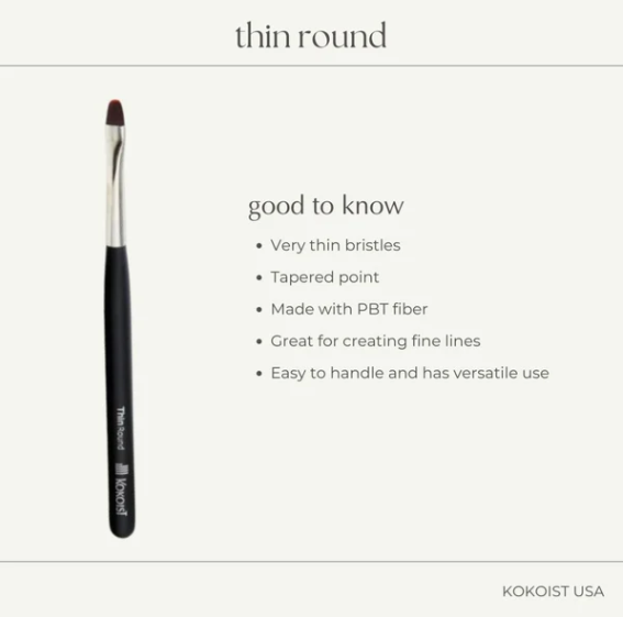 Kokoist Brush | Thin Round