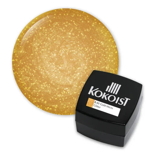 Kokoist Color Gel | E-051 Gold Micro Glitter