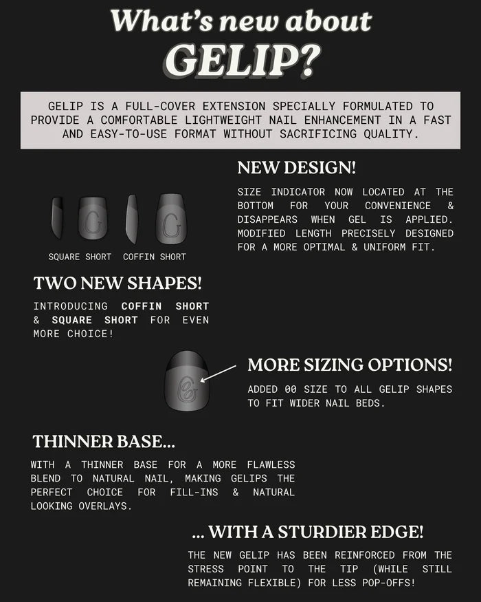 Kokoist Gelip Tips | Oval Long 275ct