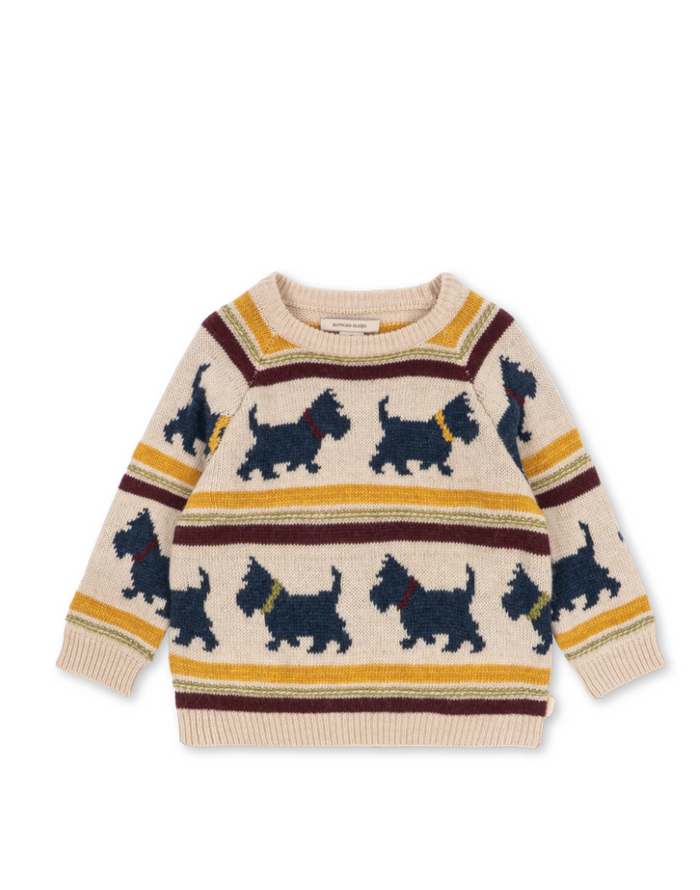 Konges Slojd Belou Sweater in Scottie Dogs