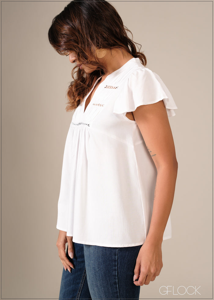 Lace Detailed Top - 130326