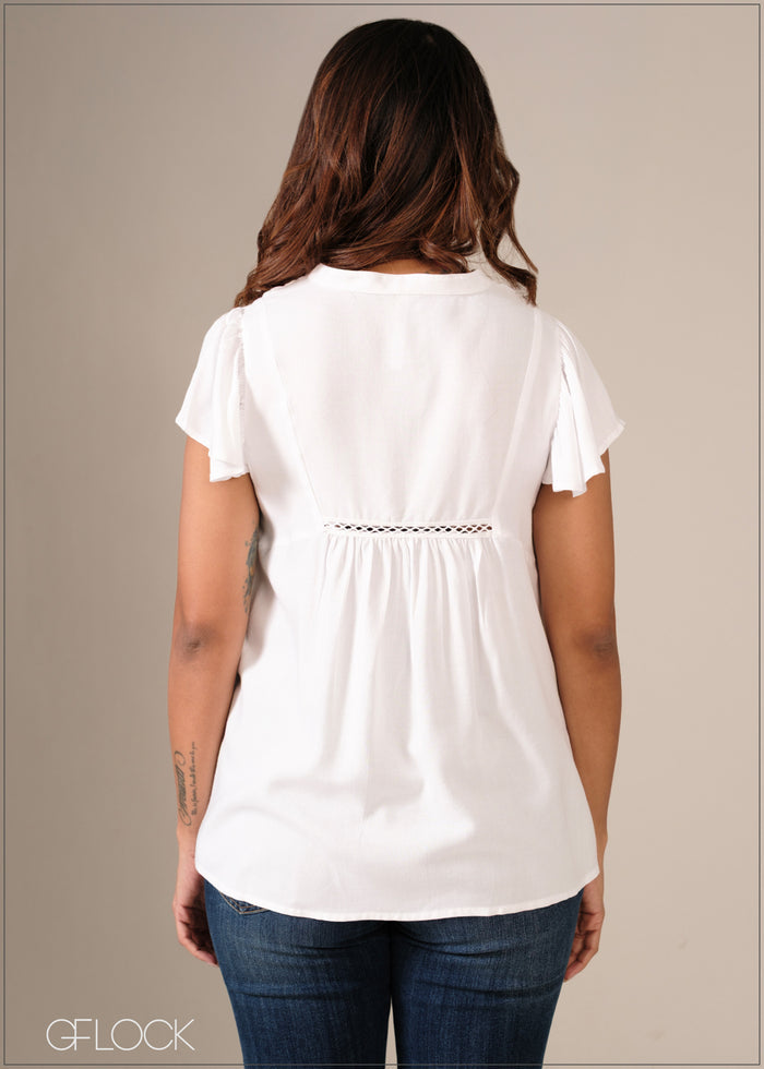 Lace Detailed Top - 130326