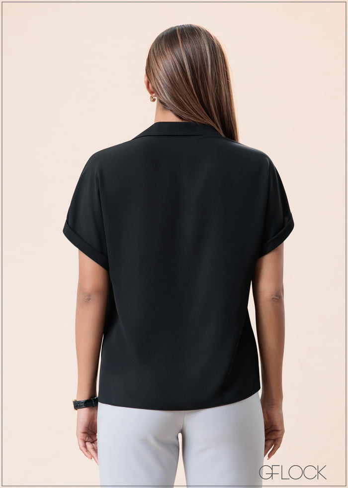 Lace Trim Top - 160525