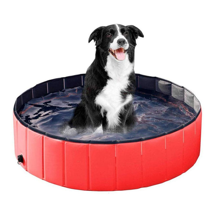 Large Foldable Pet Canine Dog Swimming Pool