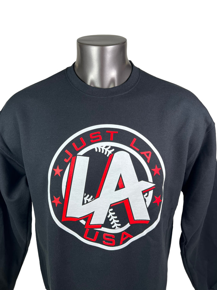 LARRY ANDERSEN JUST LA ADULT CREW NECK SWEATSHIRT