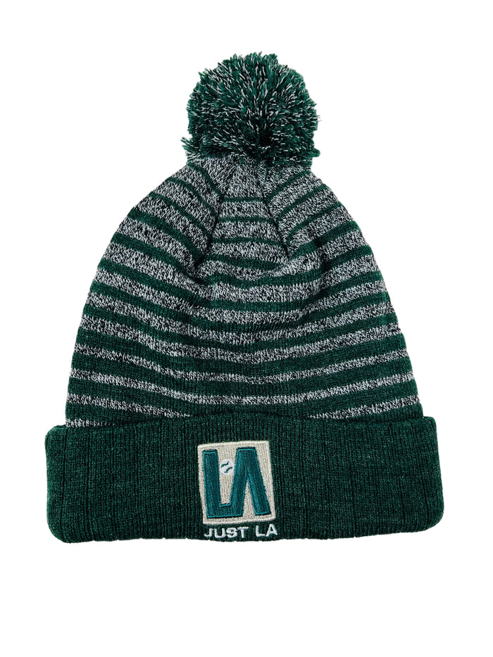 LARRY ANDERSEN JUST LA ADULT WINTER POM HAT