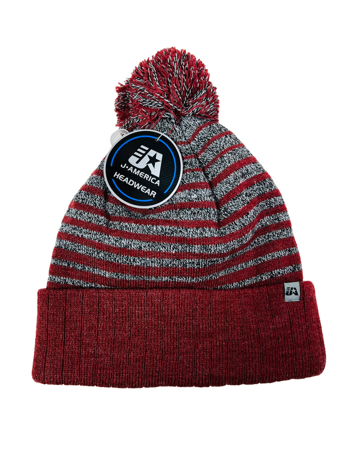 LARRY ANDERSEN JUST LA ADULT WINTER POM HAT