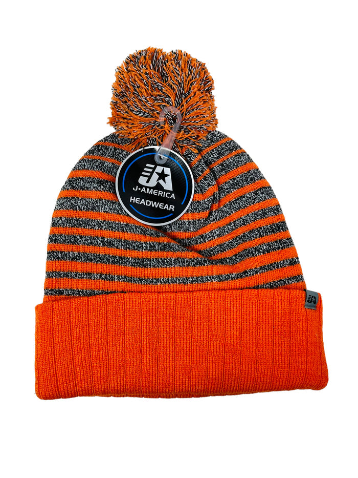 LARRY ANDERSEN JUST LA ADULT WINTER POM HAT