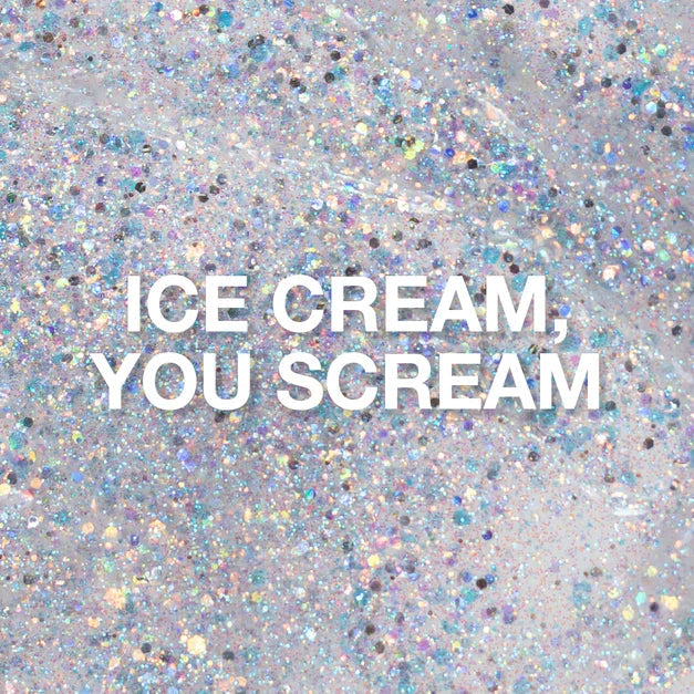 LE P+ Glitter Gel Polish | Ice Cream, You Scream