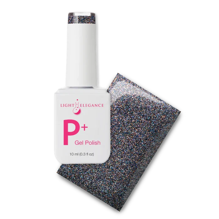 LE P+ Glitter Gel Polish | Midnight Melancholy
