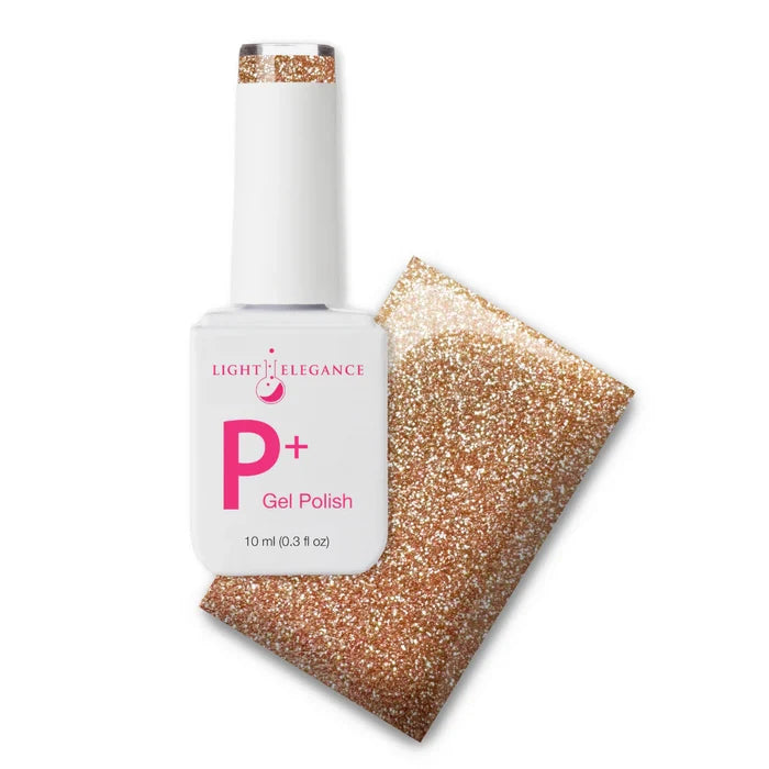 LE P+ Glitter Gel Polish | Twisted Tea Party