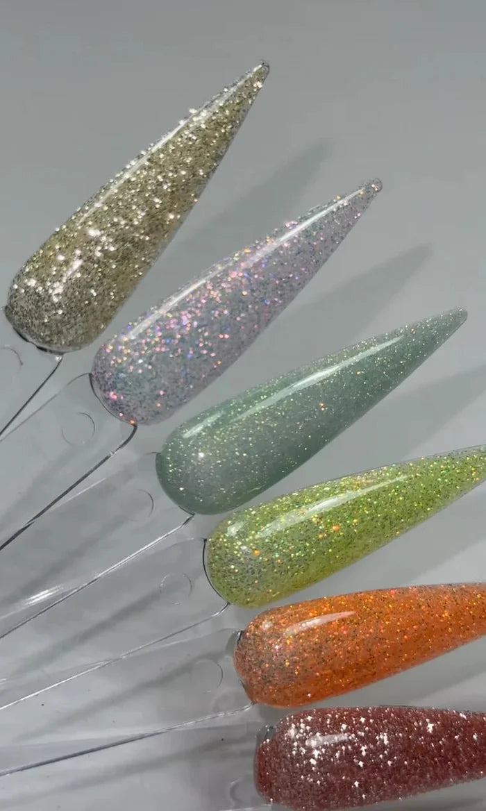 LE P+ Glitter Gel Polish | Twisted Tea Party