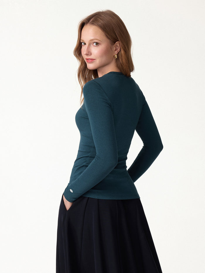 OGLmove Crewneck Long Sleeve Bra Top