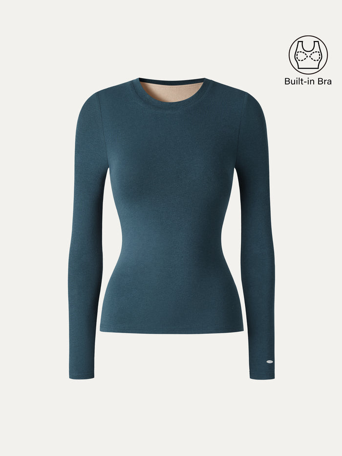 OGLmove Crewneck Long Sleeve Bra Top