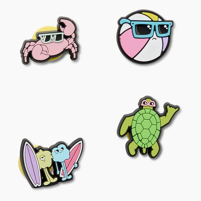 Little Box Guy Beach 4 Pack Popinz Set