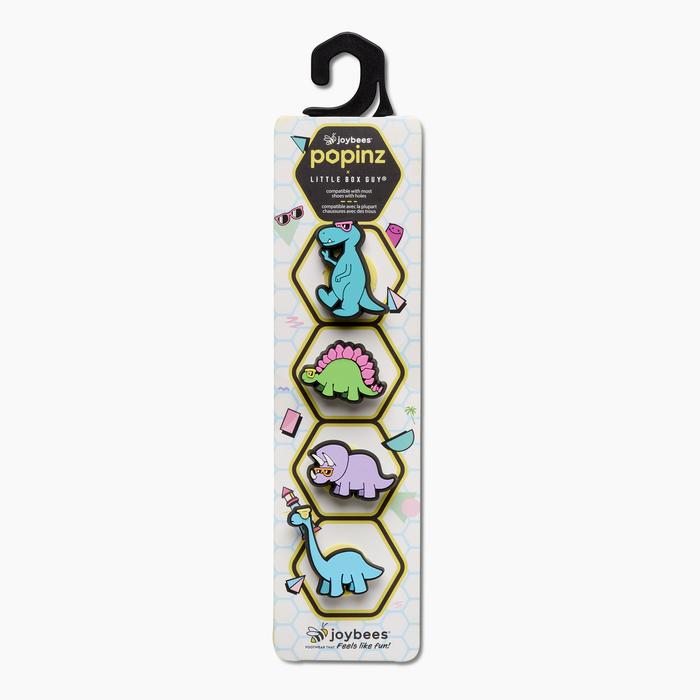 Little Box Guy Dino 4 Pack Popinz in Package