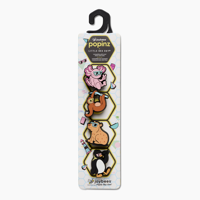 Little Box Guy Zoo 4 Pack Popinz in Package