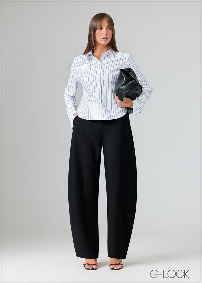 Long Sleeve Cuff Detailed Shirt - 070426