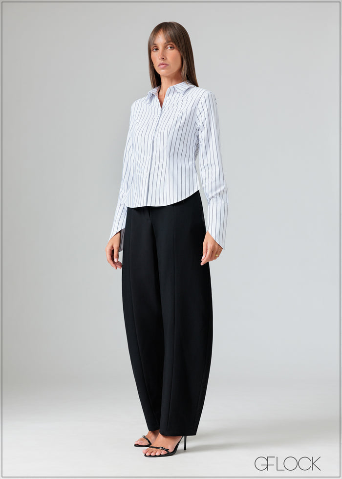 Long Sleeve Cuff Detailed Shirt - 070426