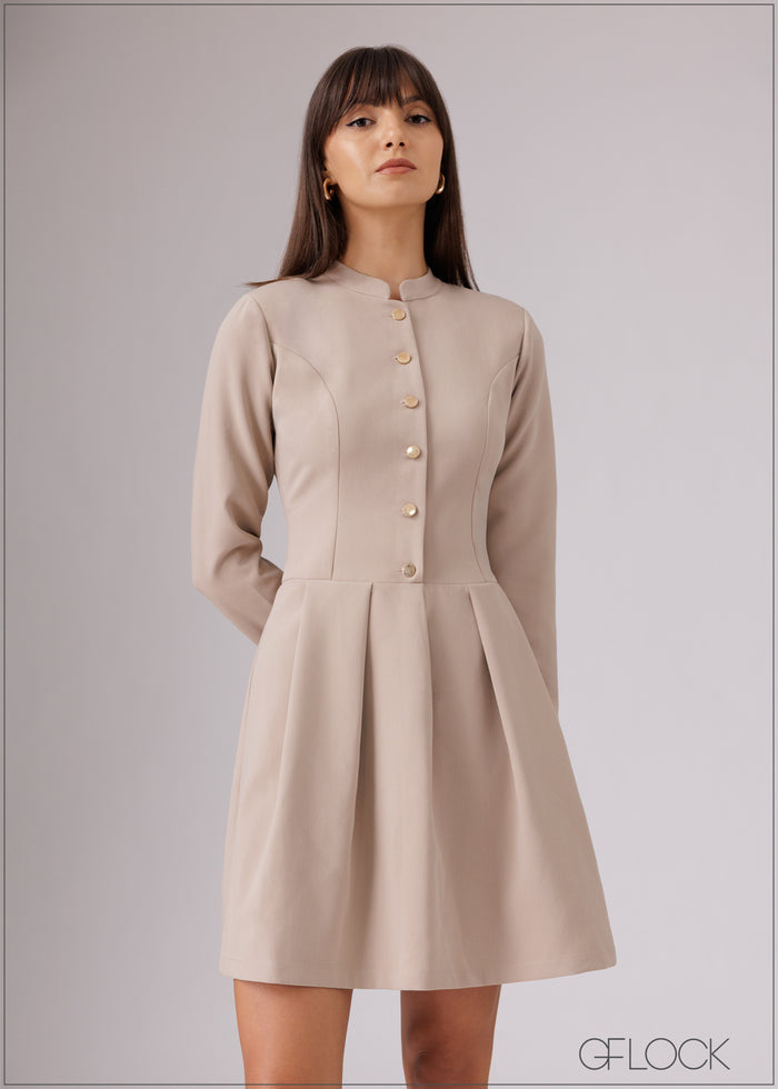 Long Sleeve Mini Dress - 080526