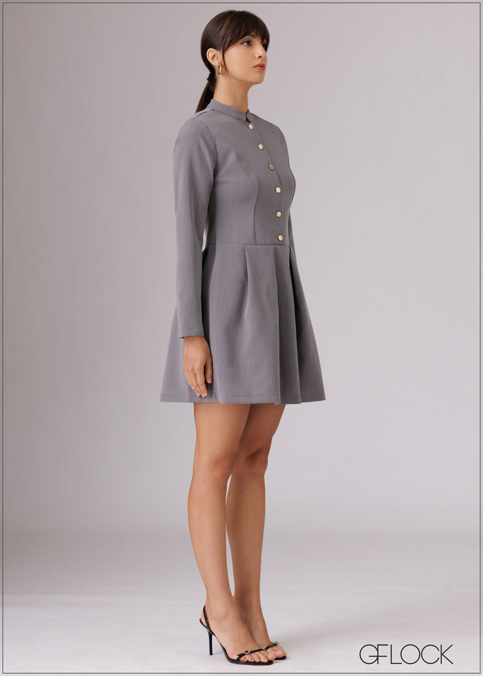 Long Sleeve Mini Dress - 080526