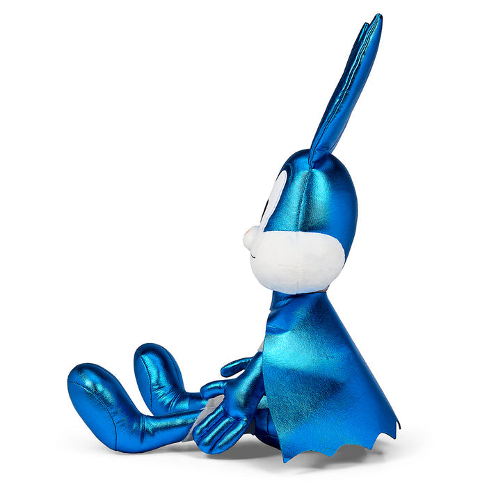Looney Tunes Bugs Bunny as Batman 13-inch plush toy, soft and cuddly with detailed costume and expressive face.
