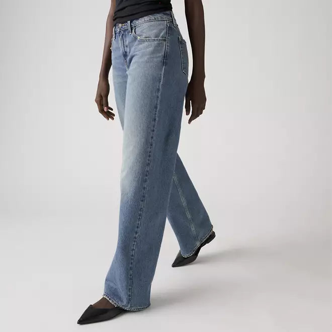 Low Loose Women's Jeans - Rescued City Medium Wash