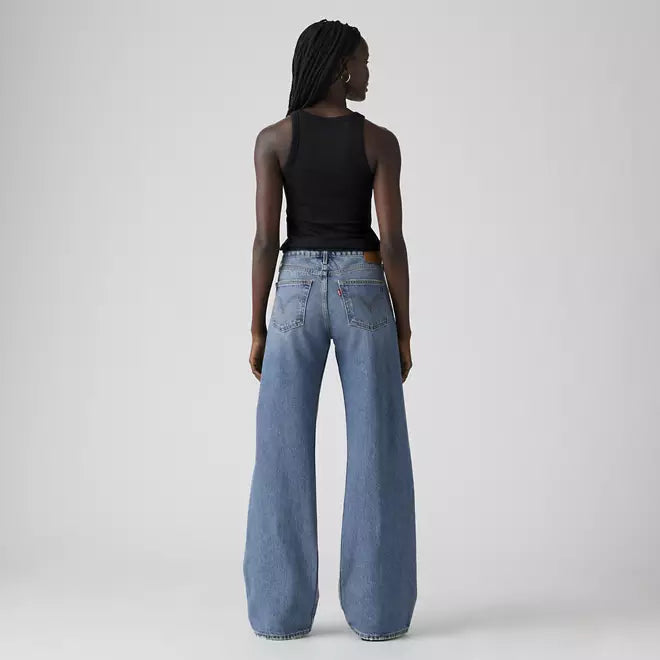 Low Loose Women's Jeans - Rescued City Medium Wash