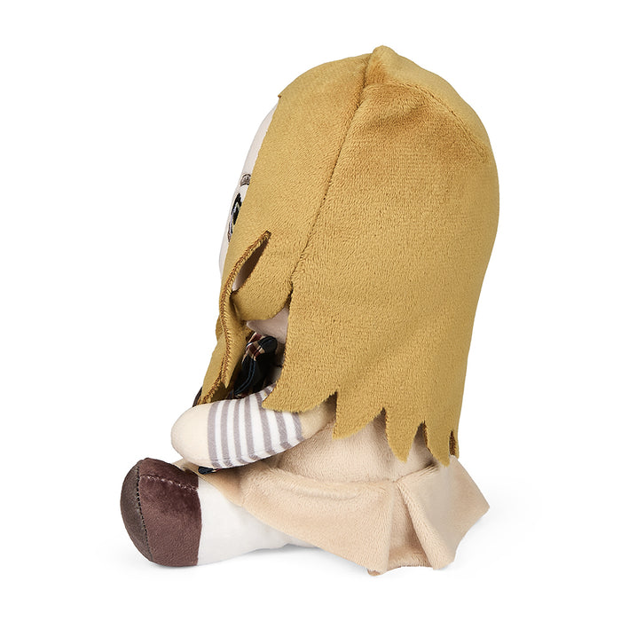 M3GAN Phunny plush toy by Kidrobot featuring a soft, detailed plush of the M3GAN character from the horror film.