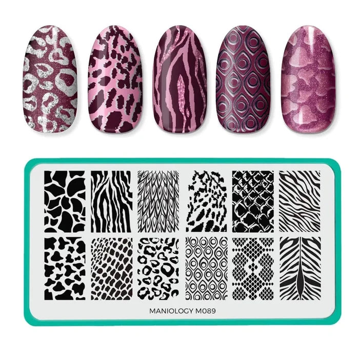Maniology Stamping Plate | Animal Instinct - M089