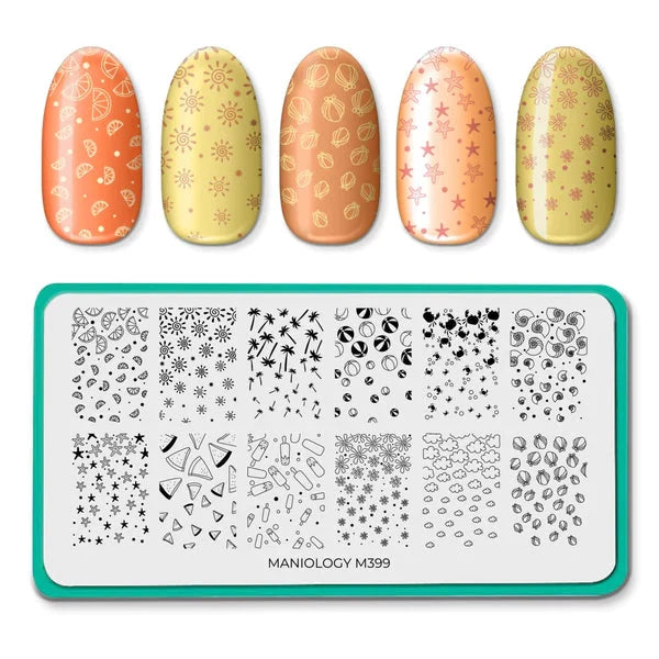 Maniology Stamping Plate | Summer Gradient M399