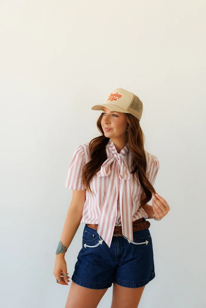Mauve Stripe Shirt
