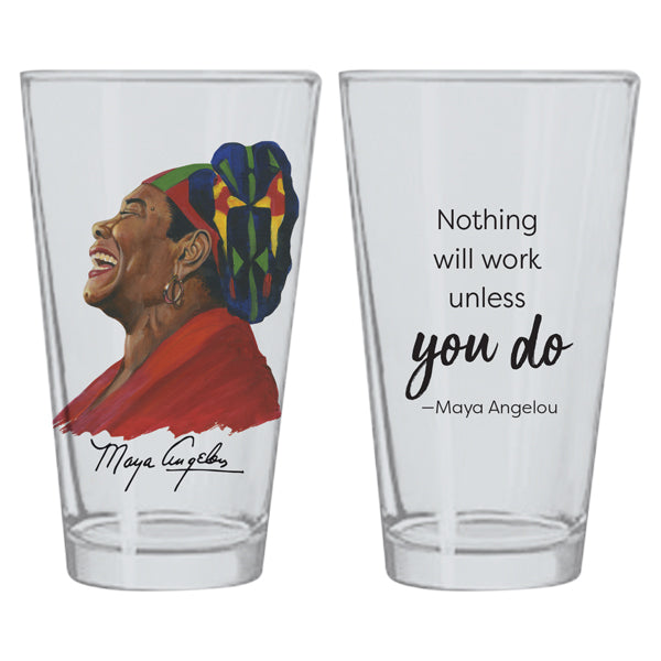 Maya Angelou Drinking Glasses
