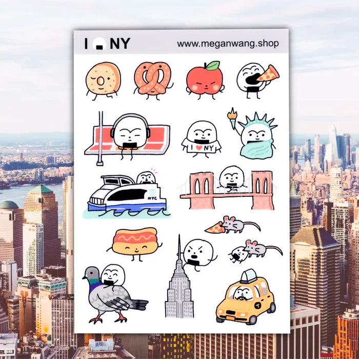 Megan Wang: Sticker Sheets