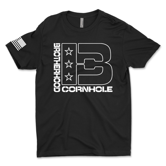 Men's BC Outline Logo T-Shirt - Brotherhood Cornhole