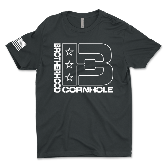 Men's BC Outline Logo T-Shirt - Brotherhood Cornhole