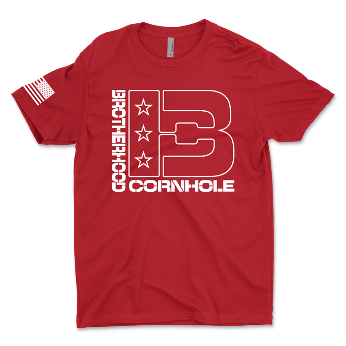 Men's BC Outline Logo T-Shirt - Brotherhood Cornhole