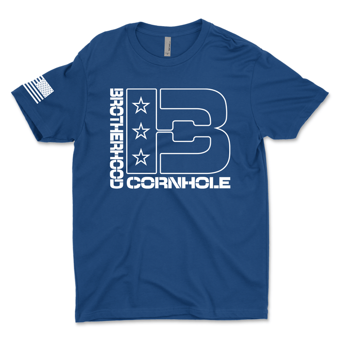 Men's BC Outline Logo T-Shirt - Brotherhood Cornhole