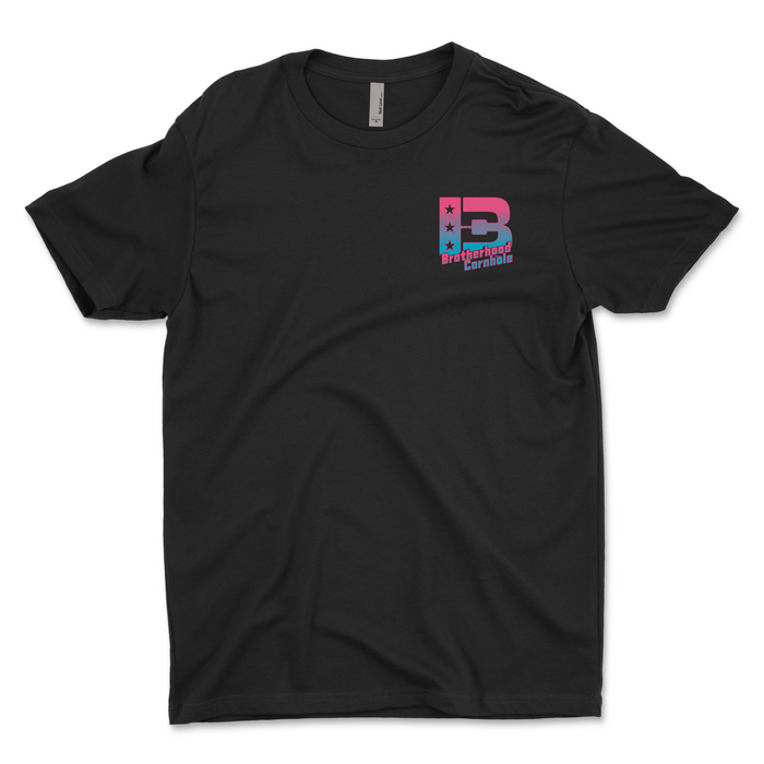 Men's Blue Comic Style T-Shirt
