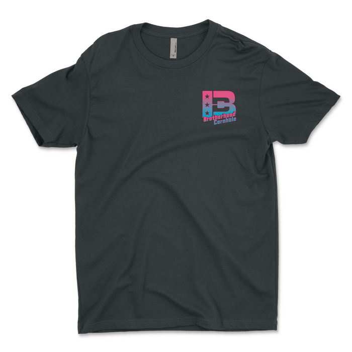Men's Blue Comic Style T-Shirt