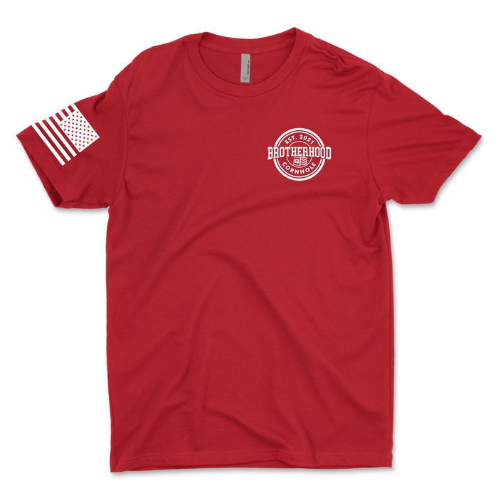 Men's College BC T-Shirt - Brotherhood Cornhole