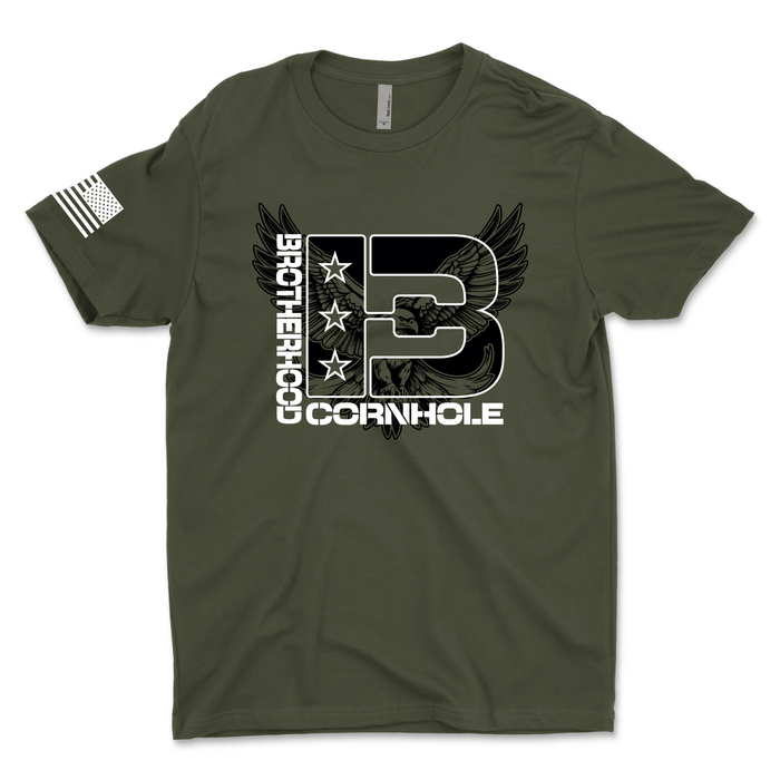 Men's Eagle BC T-Shirt - Brotherhood Cornhole