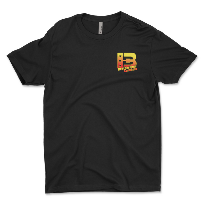 Men's Orange Comic Style T-Shirt