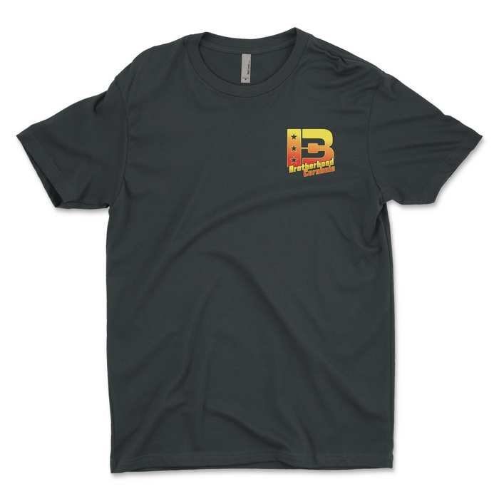 Men's Orange Comic Style T-Shirt