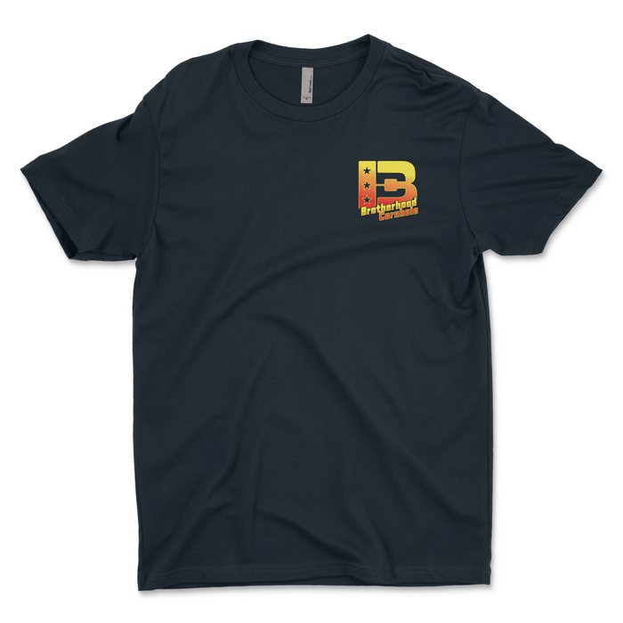 Men's Orange Comic Style T-Shirt