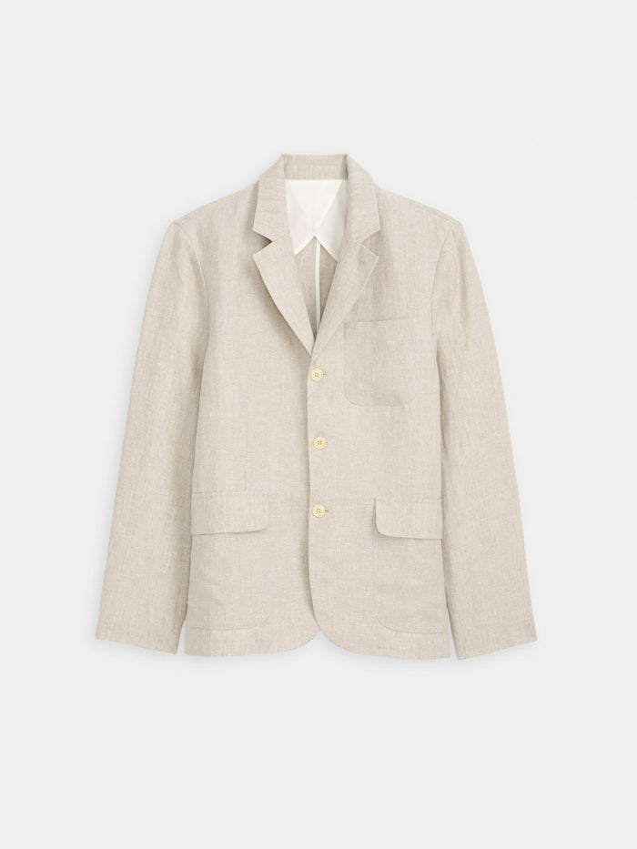Mercer Jacket in Linen - Flax