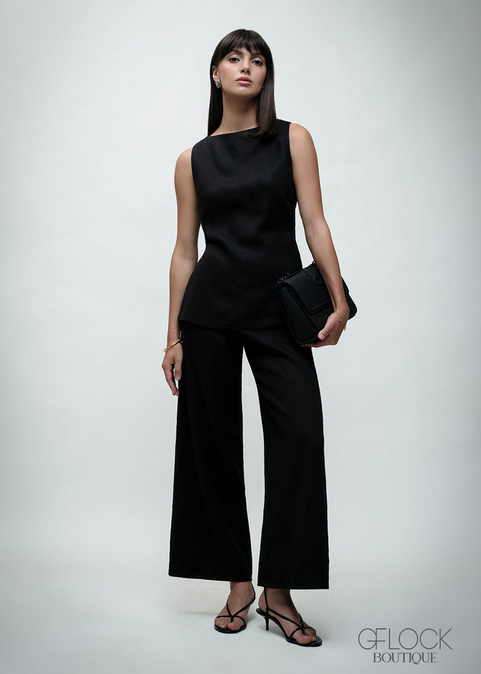 Mid Waist Cropped Pants - 030426