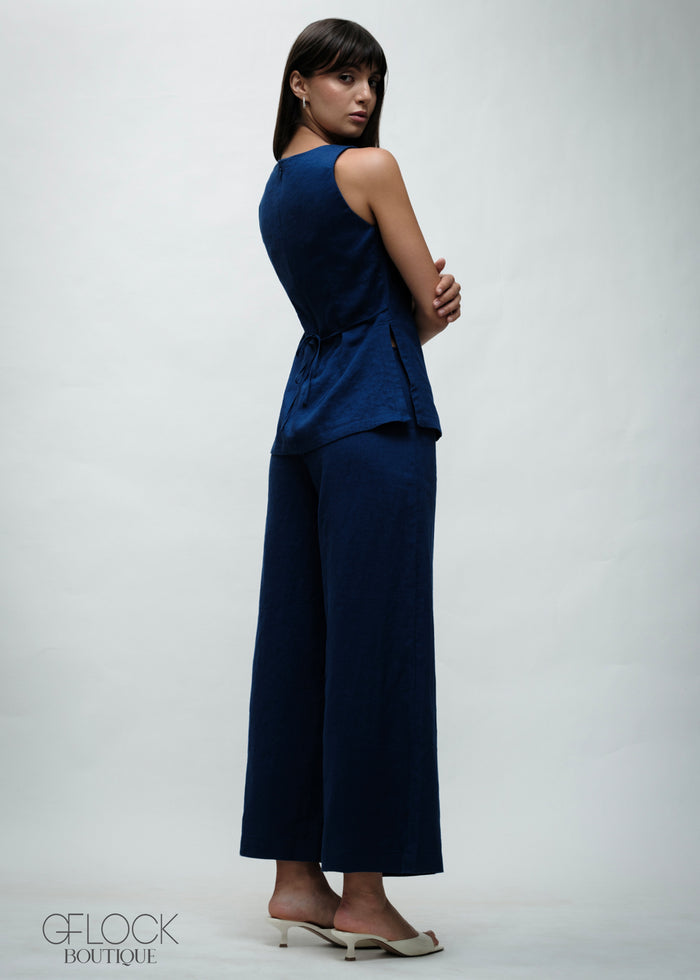 Mid Waist Cropped Pants - 030426